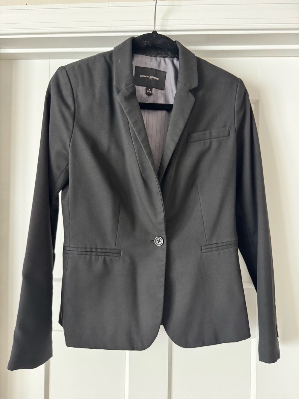 Banana Republic Black Single-Button Women's Blazer
